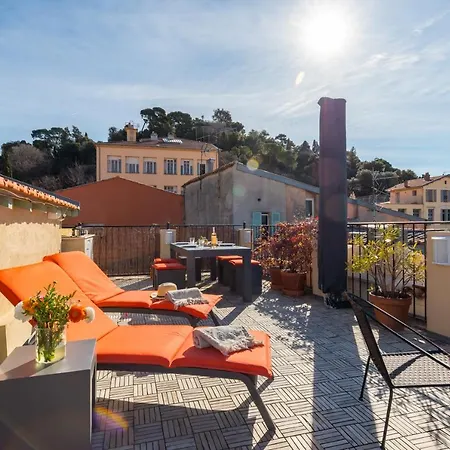 Le Château - The Beautiful Sight In Old Town, Private Terrace Appartement Nice