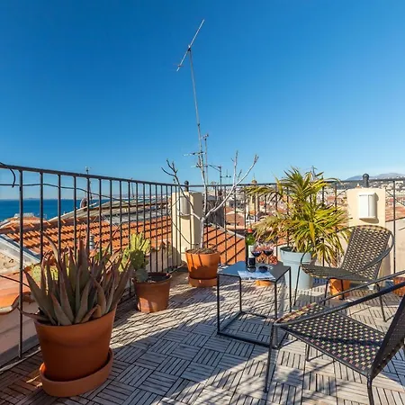 Apartman Le Chateau - The Beautiful Sight In Old Town, Private Terrace Nizza